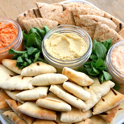 Hummus & Pita Platter